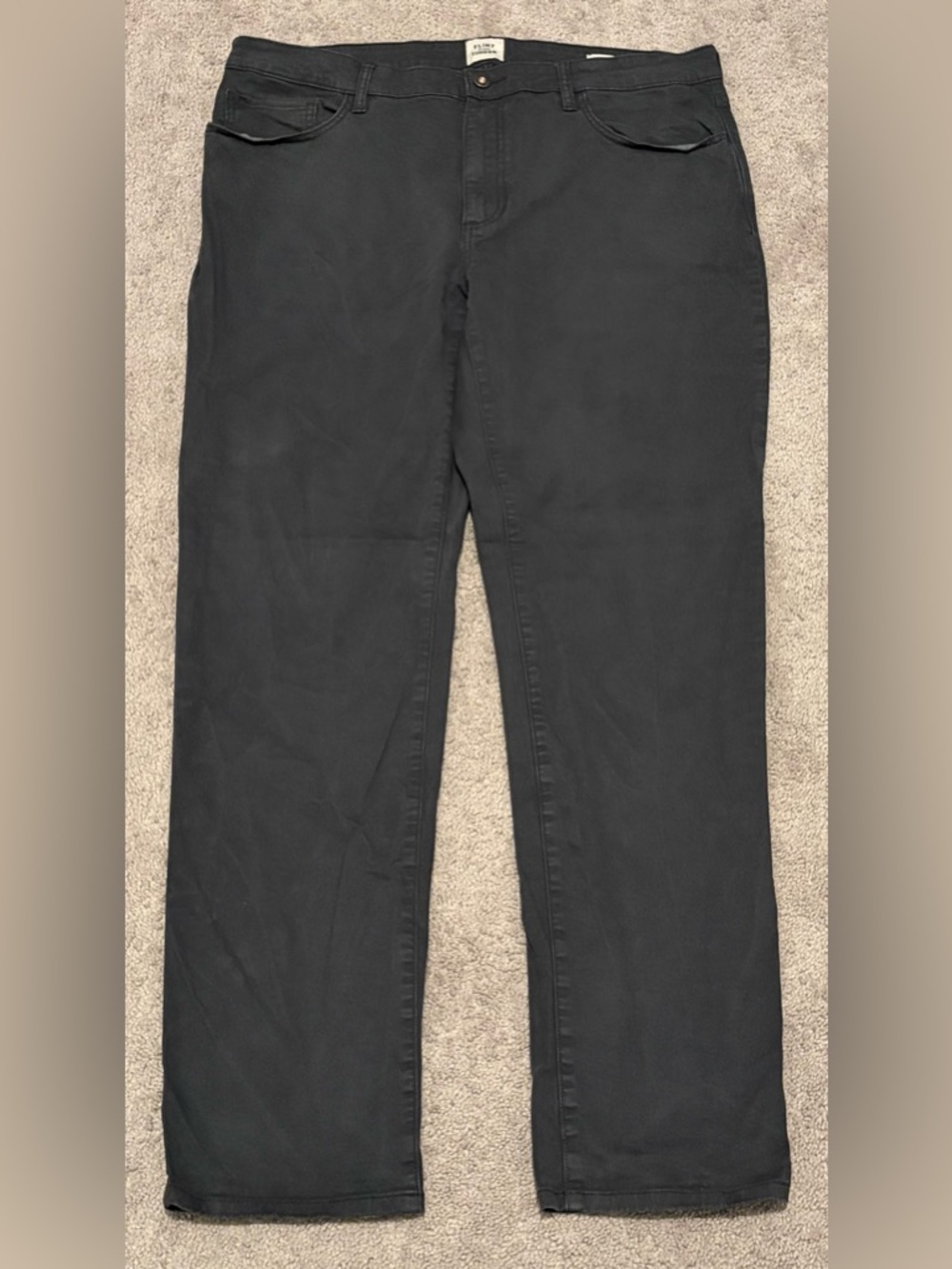 Flint and Tinder Pants Mens 36x32 Gray Slim Fit 5-Pocket Chino